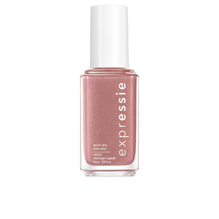 10 ml rapid-dry cream nail polish bottle with ambidextrous brush, glossy finish