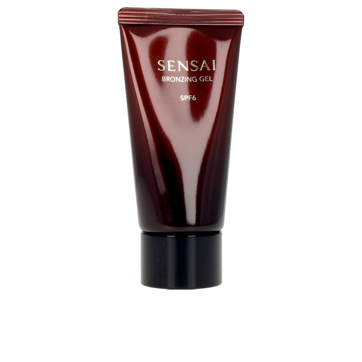 50 ml amber bronze gel tint in clear jar, satin gel texture