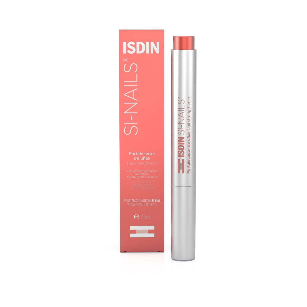 Small 2.5 ml clear nail strengthener bottle with brush applicator, Unisex