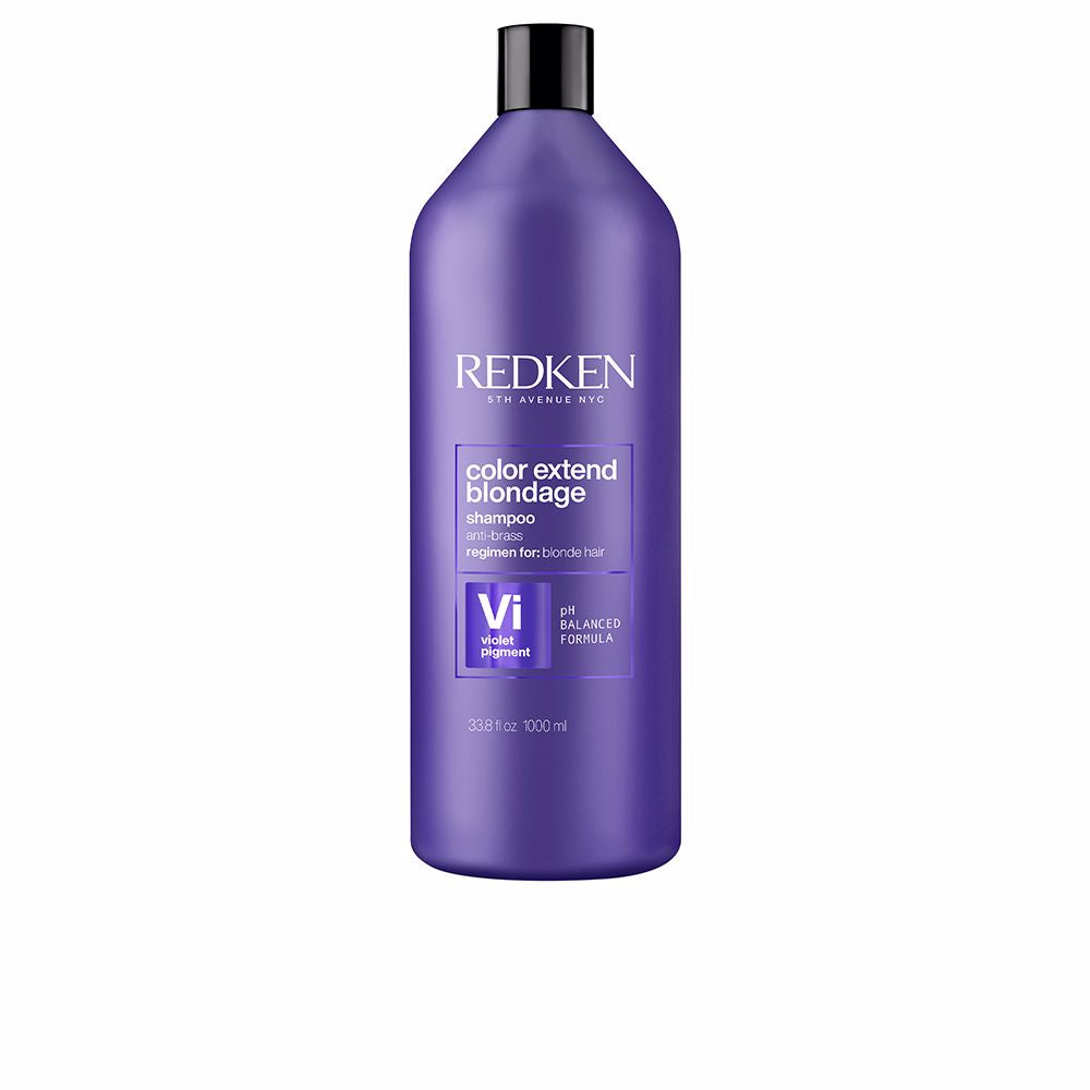 1,000 ml violet neutralising blonde shampoo bottle, salon size, Unisex