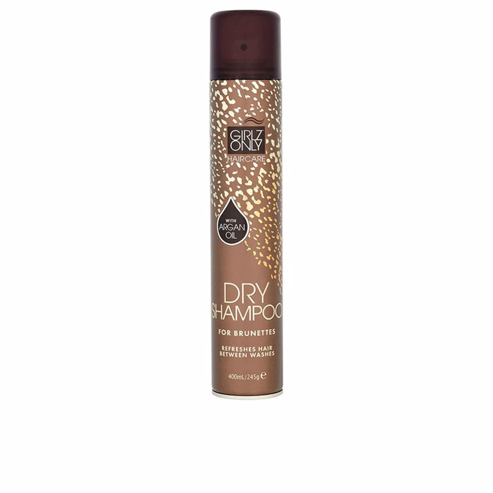 Matte aerosol dry shampoo 400 ml with argán, suitable for Women and all hair types