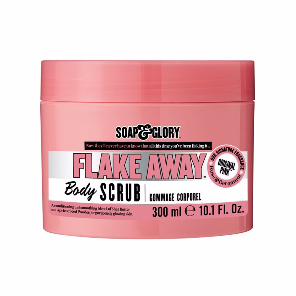 300 ml jar of peach kernel sugar body scrub with creamy textured polish