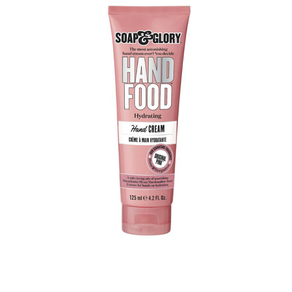 Tube of nourishing hand cream, 125 ml, macadamia and shea formulation