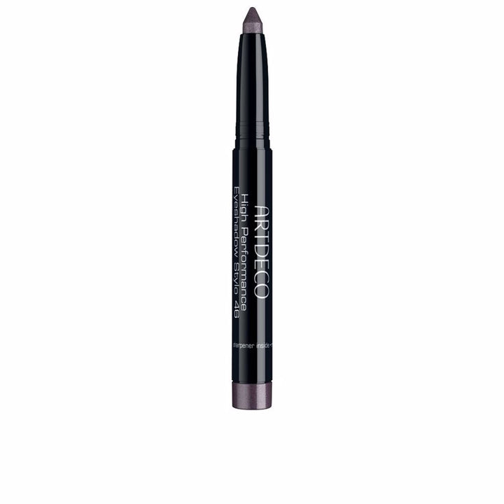Slim cream eyeshadow stick in lavender-grey with twist-up tip and sharpener, 1.4 g