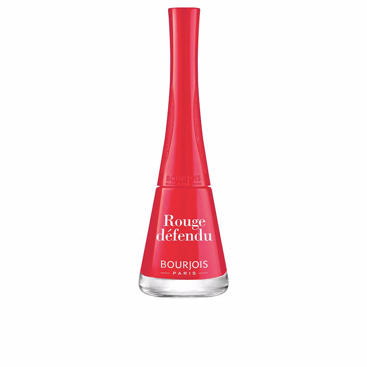 9 ml rouge nail lacquer with fan brush, glossy single-coat finish