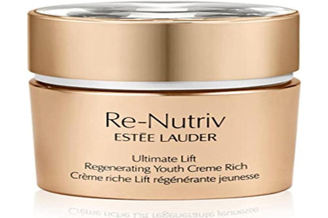 50 ml jar of rich restorative face lift cream for Women, dense ivory texture