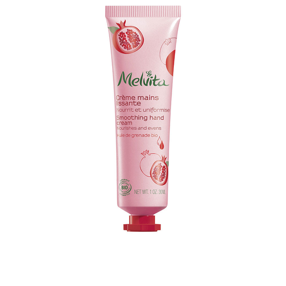 30 ml hand cream tube with pomegranate and aloe, compact travel size