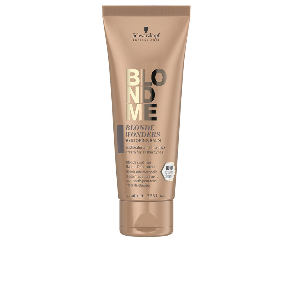 75 ml tube of bond‑creating restoring balm for blond, smooth finish