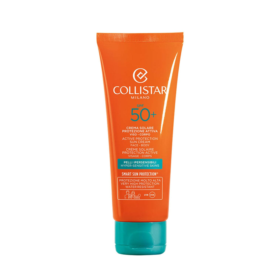 100 ml tube of SPF 50+ lightweight face and body sunscreen cream