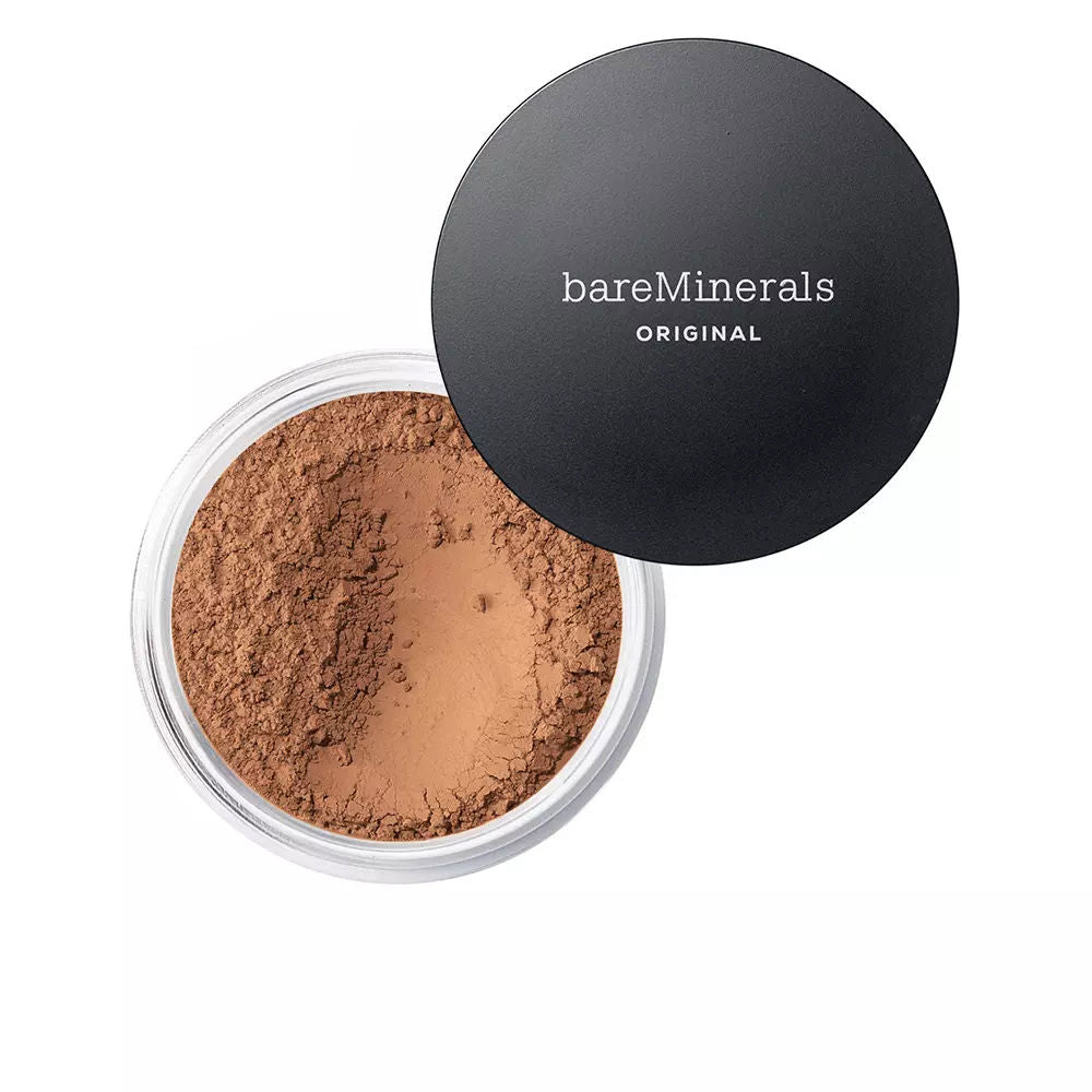 Loose mineral powder foundation jar, 8 g, shade 19-tan, SPF 15, Unisex