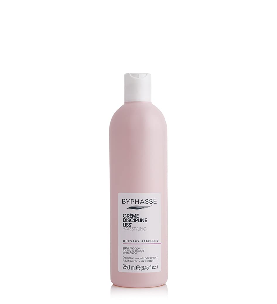 250 ml tube of keratin and silk smoothing leave-in hair cream for Women