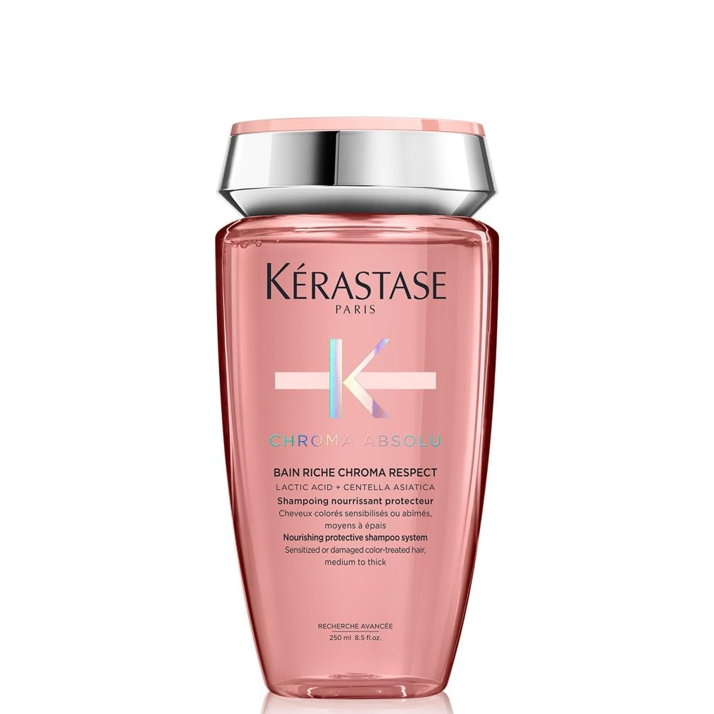250 ml rose-tinted Chroma Respect shampoo bottle for Unisex colour-treated hair