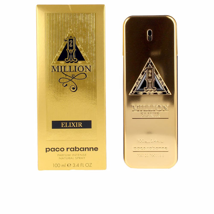 Gold lingot-shaped 100 ml parfum spray, intense woody-oriental for Man