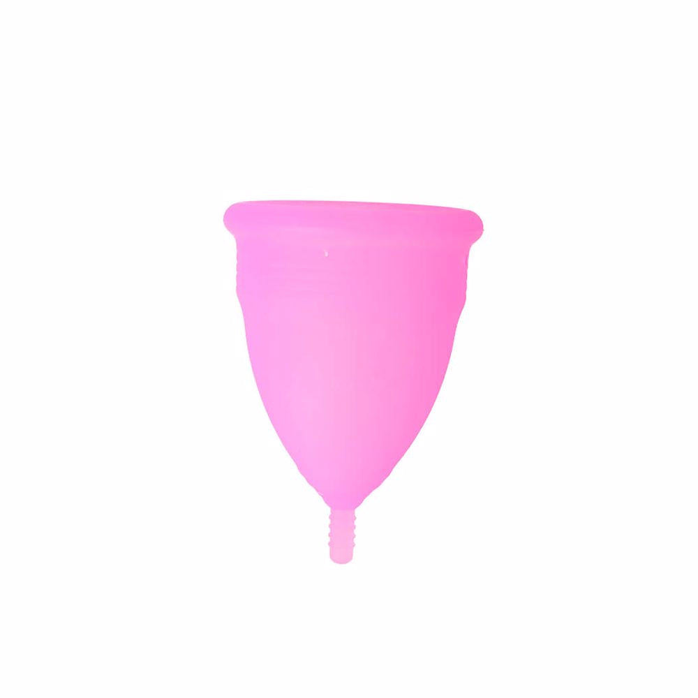 Medium silicone menstrual cup with collapsible steriliser, travel-ready kit for Women