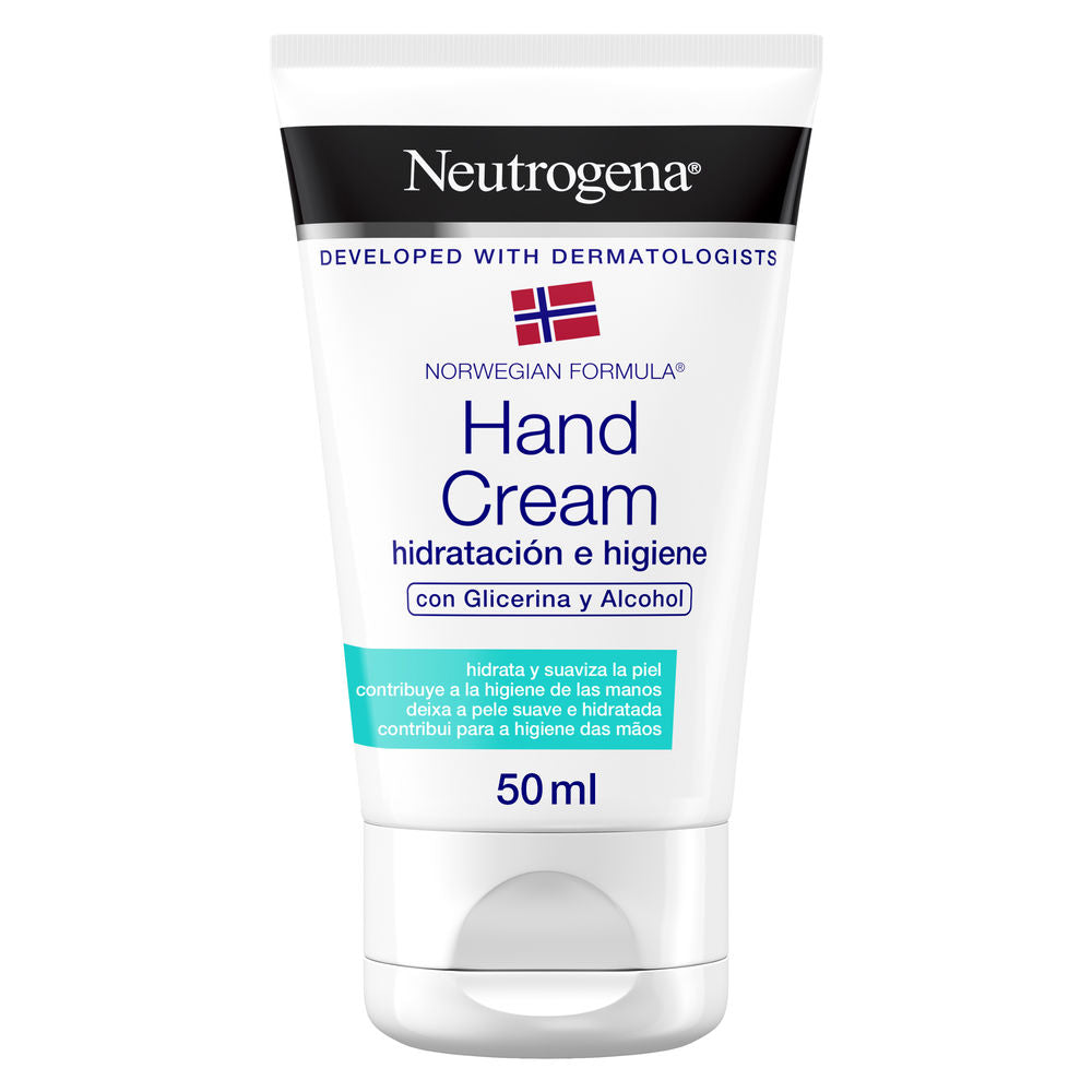 50 ml tube of antibacterial hand cream, Norwegian hydration, Unisex