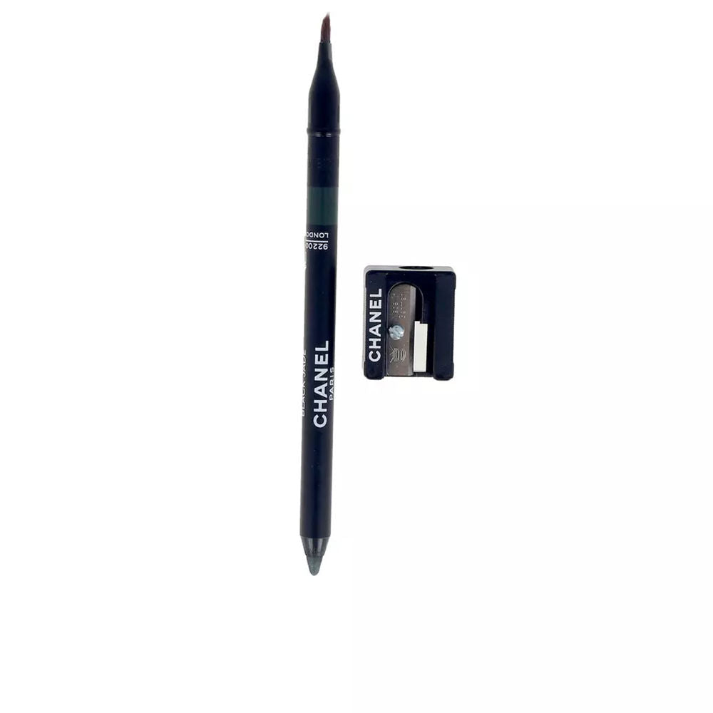 Slim black cream-eye pencil in Black Jade, retractable tip visible