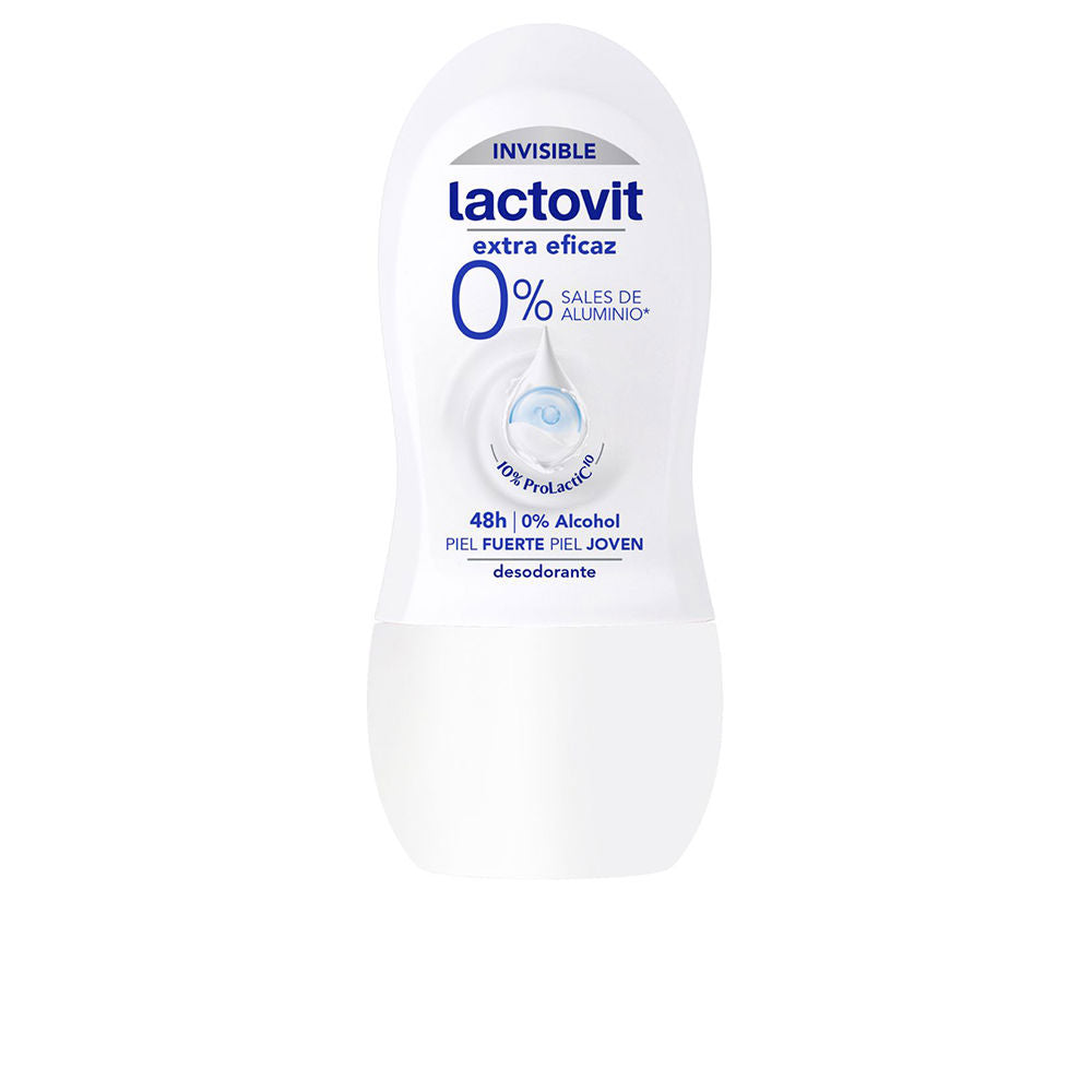 50 ml roll‑on deodorant bottle, clear cap, Unisex 48‑hour protection