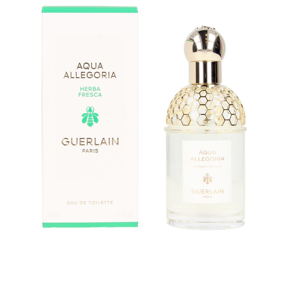Glass perfume bottle and box, 75 ml, green-themed Herba Fresca EDT