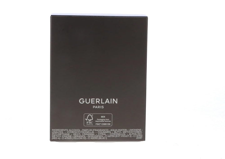 100 ml clear glass Eau de Parfum bottle; citrus and woody fragrance for Man