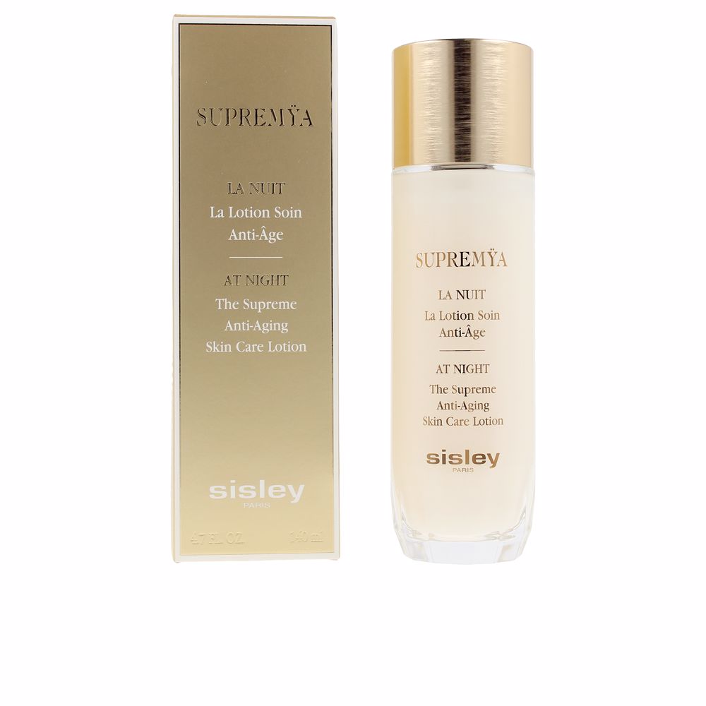 140 ml glass bottle of Supremÿa night lotion with floral notes, Unisex skin care