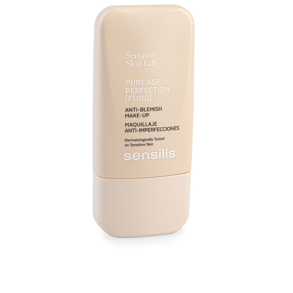 30 ml tube of anti-blemish, high-coverage foundation in shade 02 Sand