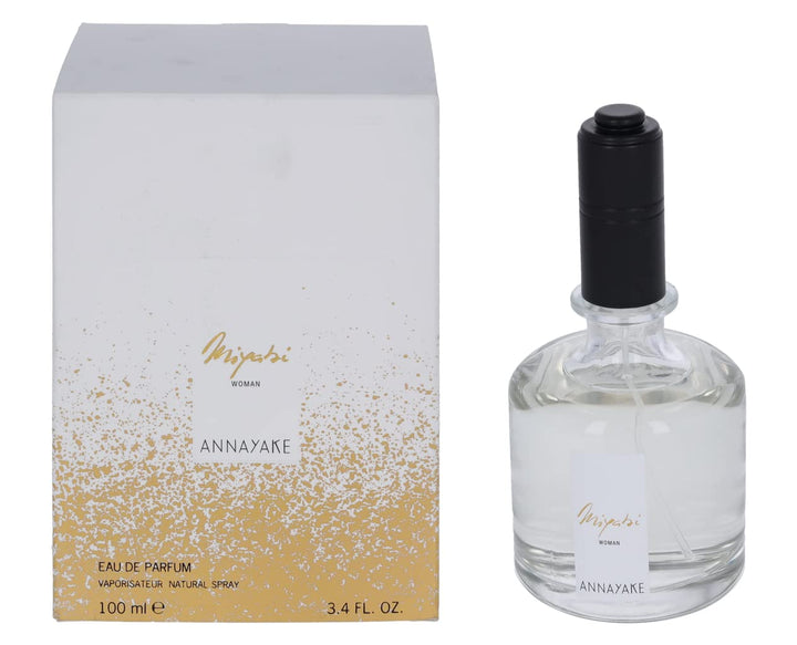 100 ml bottle of Miyabi Floral Woody Eau de Parfum for Women, floral‑woody scent