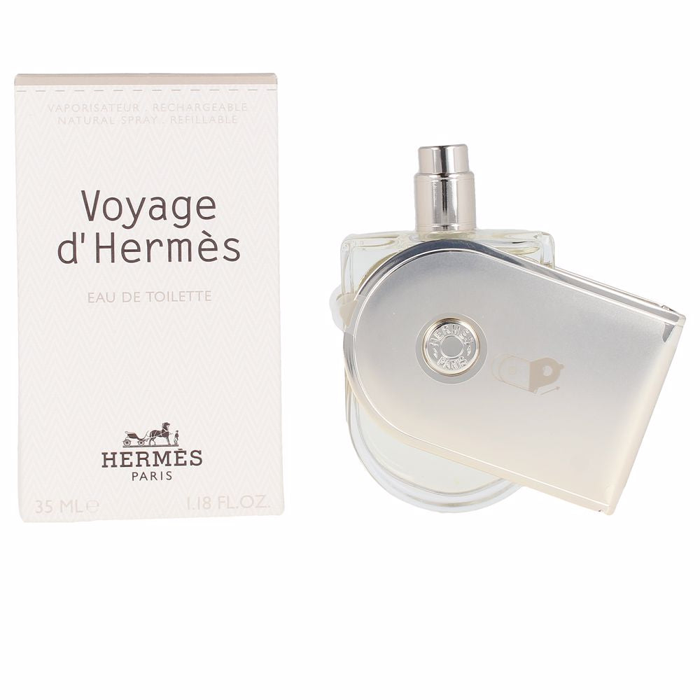 35 ml clear eau de toilette with nomadic-style glass bottle, unisex woody-floral scent