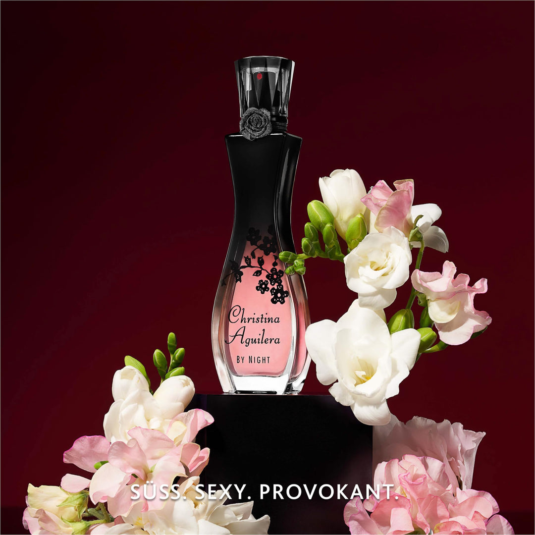 50 ml perfume bottle, oriental-floral Eau de Parfum for Women, minimalist glass