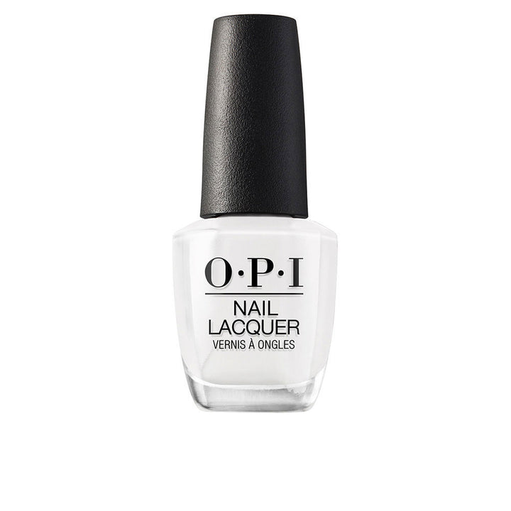 15 ml pure white cream nail lacquer with wide brush, Alpine Snow shade