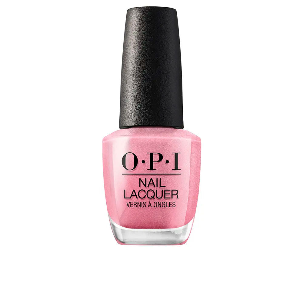 15 ml sheer rose‑pink cream nail lacquer with wide brush, glossy finish