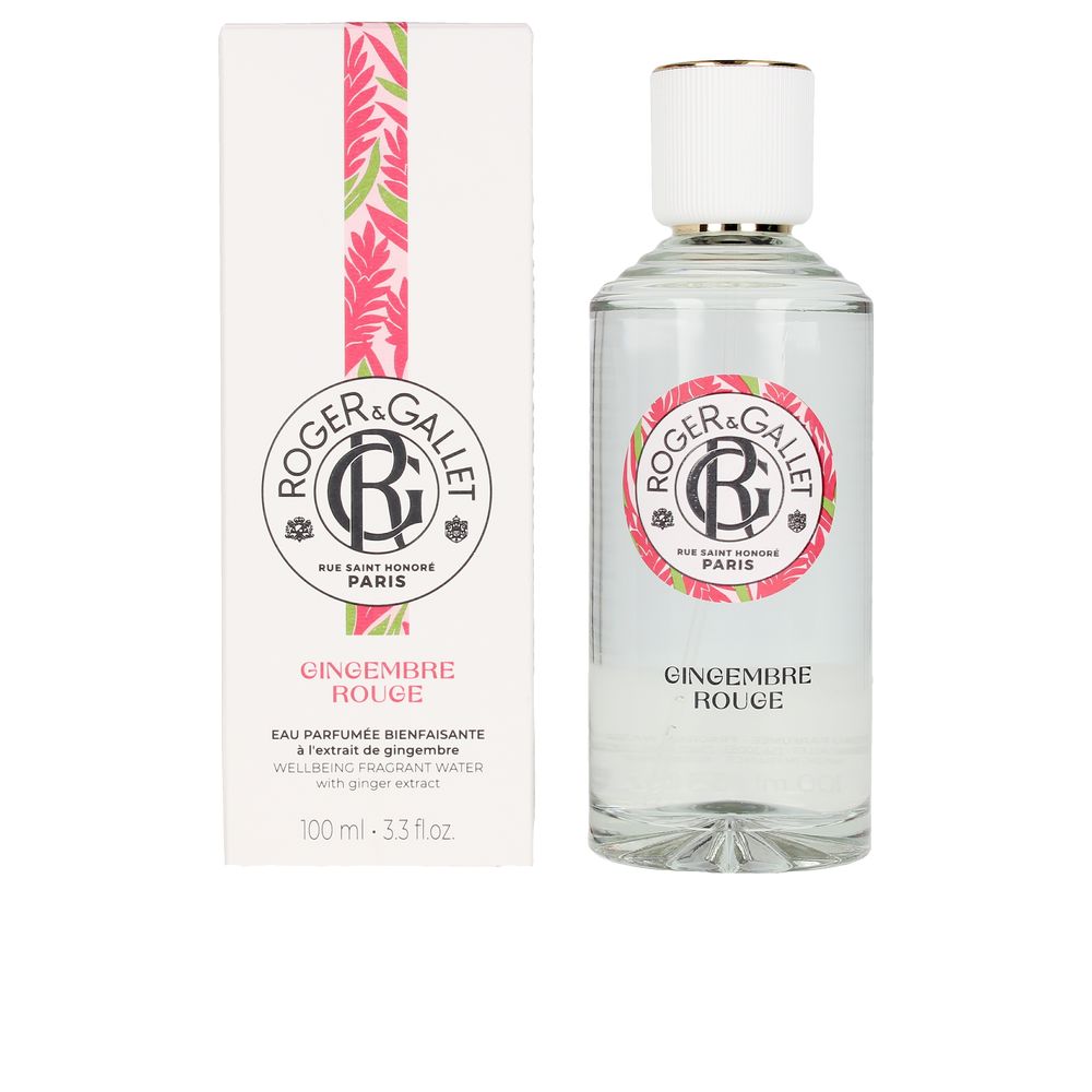 100 ml clear bottle of ginger-spice floral Eau de Toilette, Unisex fragrance