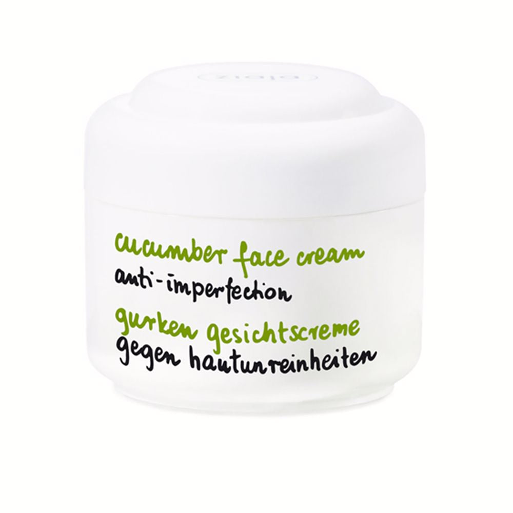 50 ml jar of lightweight cucumber hydration cream for combination to oily skin