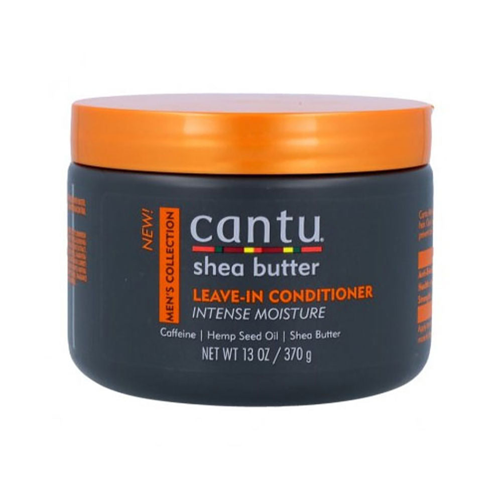 Tube of leave‑in conditioner, shea and hemp, 370 g, rich cream texture