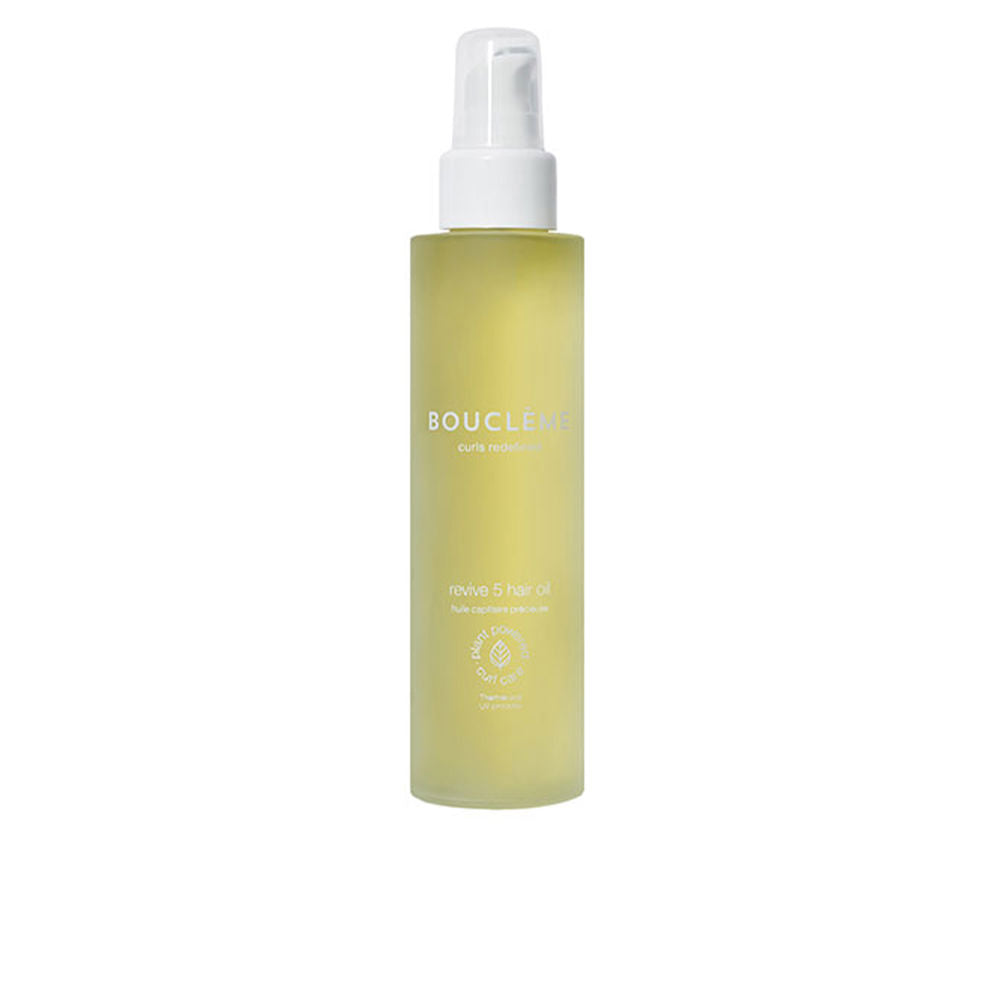 Glass bottle of lightweight curl oil with botanical oils, 100 ml