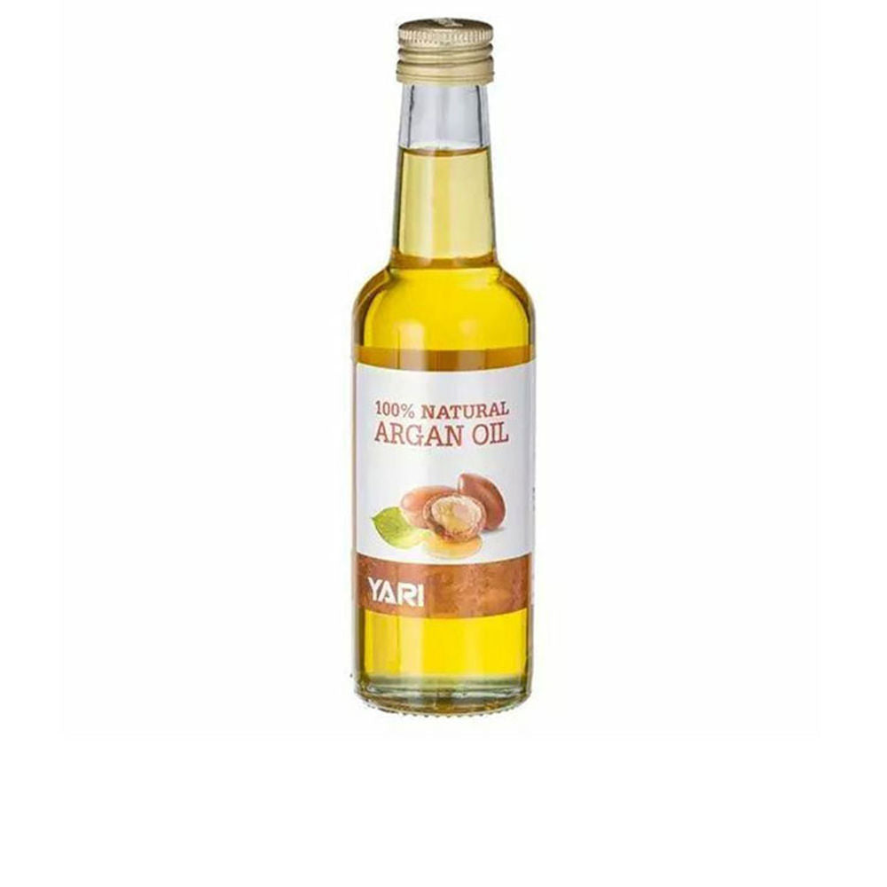 250 ml amber oil bottle with argan and almond oils for dry, damaged hair