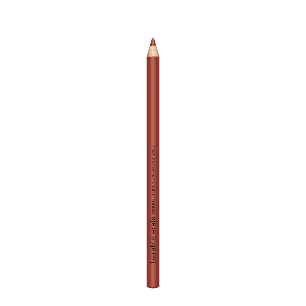 Sharpenable wooden lip liner pencil in warm brown 'Striking Spice', 1.3 g