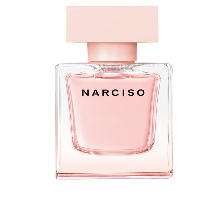 30 ml nude glass bottle Eau de Parfum with black logo, floral-woody fragrance