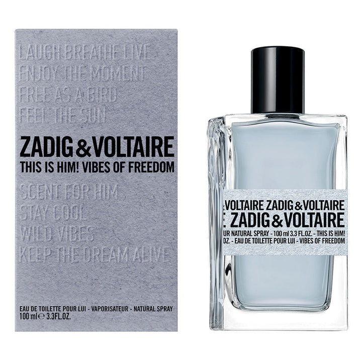 100 ml clear eau de toilette bottle, woody fragrance, lavender and cedar notes