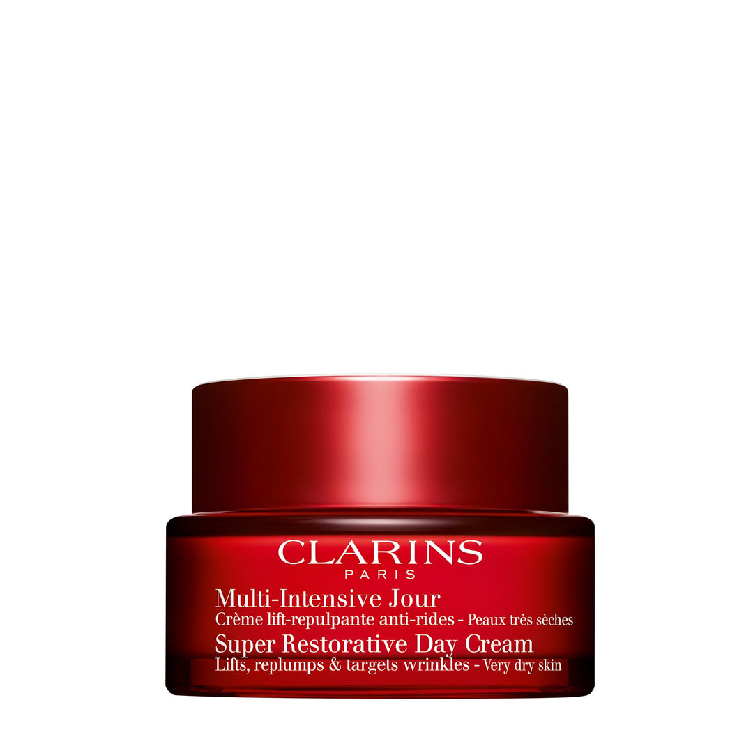 50 ml jar of rich day cream for dry, mature Women; beige cream texture