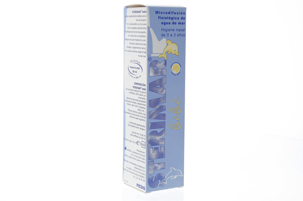 50 ml isotonic sea‑water nasal spray with anatomical nozzle for babies, Unisex