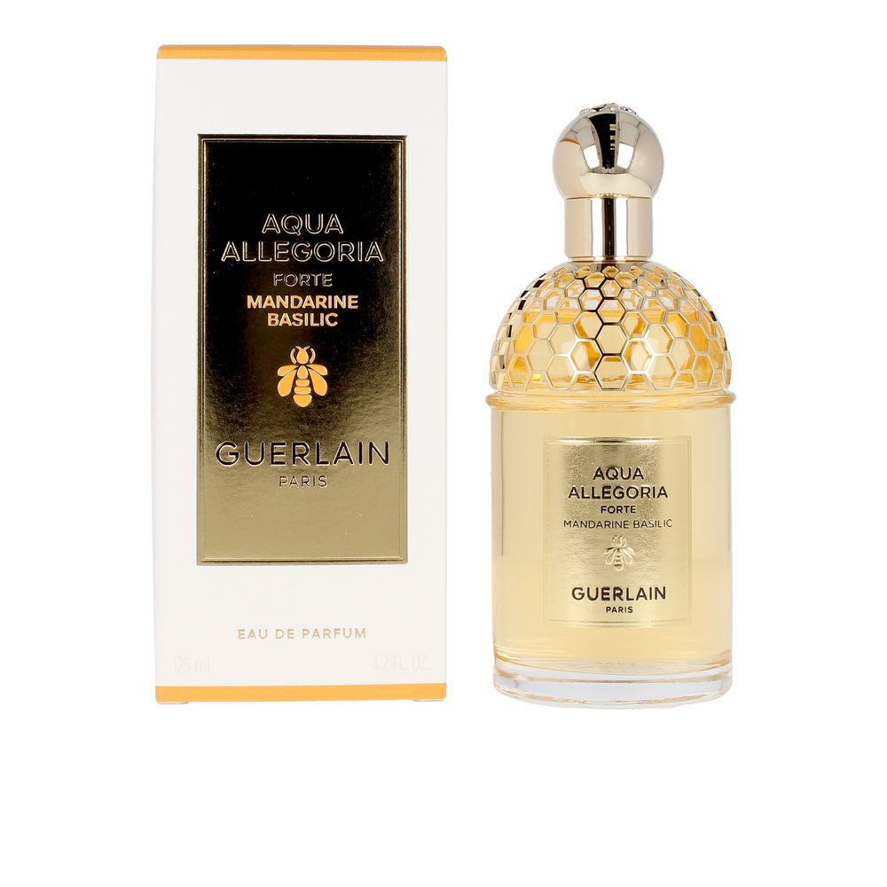125 ml refillable glass bottle of Mandarine Basilic Forte Eau de Parfum