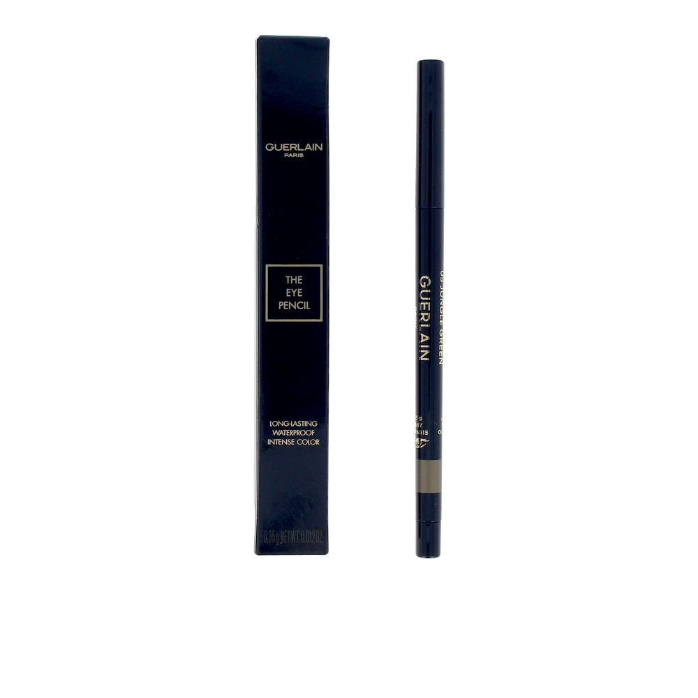 Retractable black eye pencil in Jungle shade, 3 g, with sharpener and black detailing