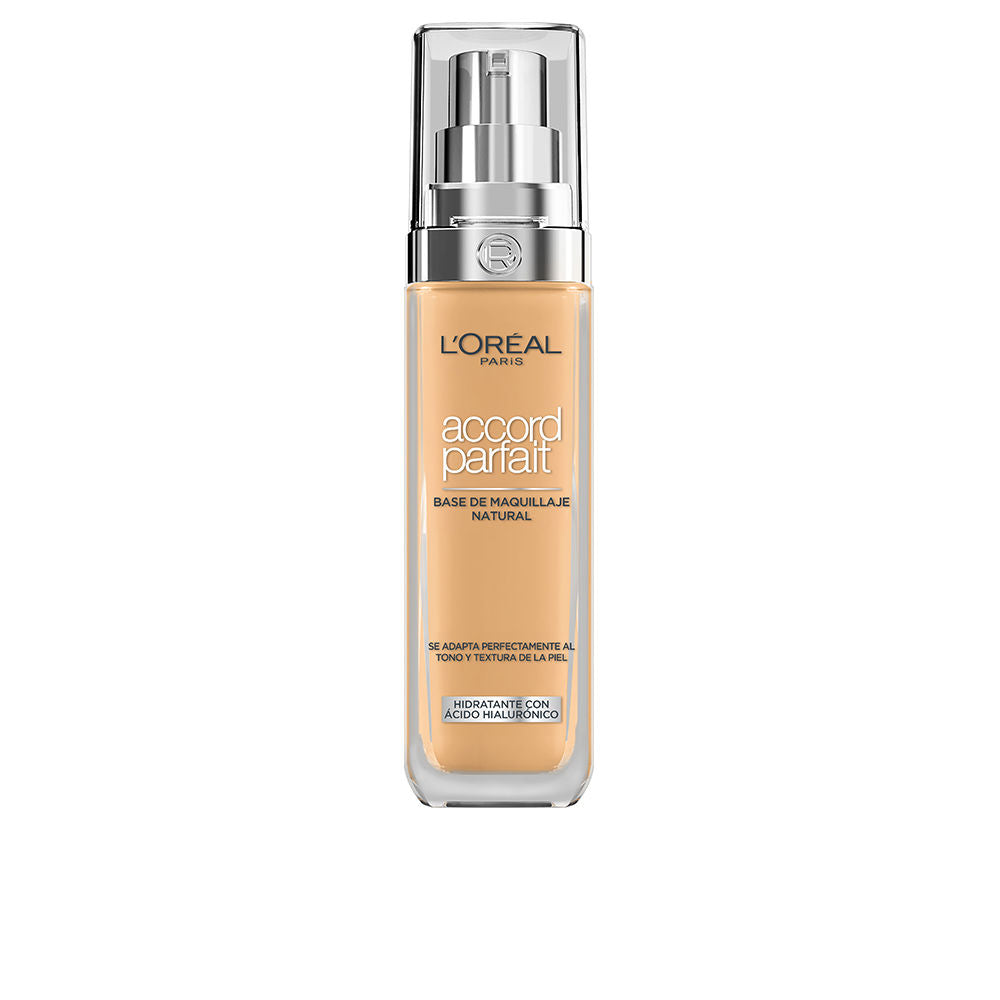 30 ml hyaluronic liquid foundation in shade 5.5N, natural finish, pump bottle