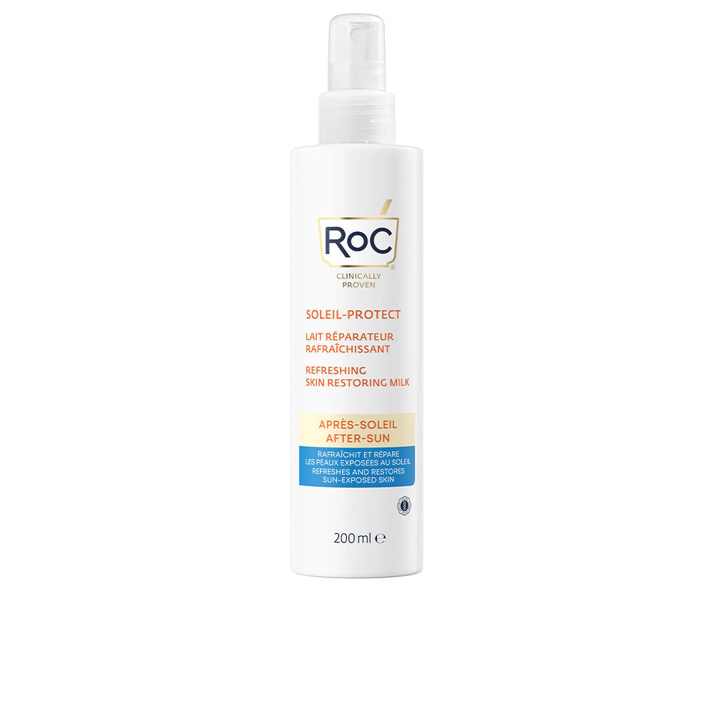 200 ml pale lotion bottle—soothing after-sun restorative milk, Unisex