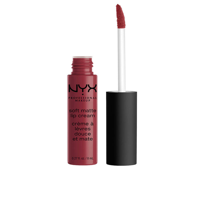 Matte brown velvet lipstick bullet, 8 ml, compact tube