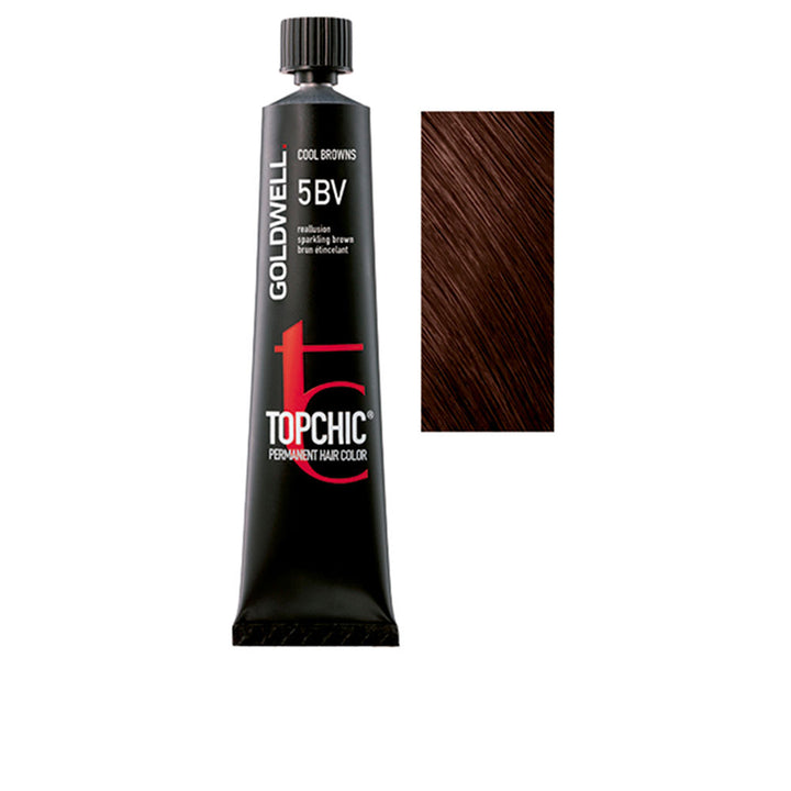 60 ml tube of permanent cream hair colour, shade 5BV brown-violet