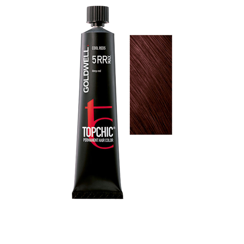 60 ml tube of permanent cream hair colour in warm red shade 5RR