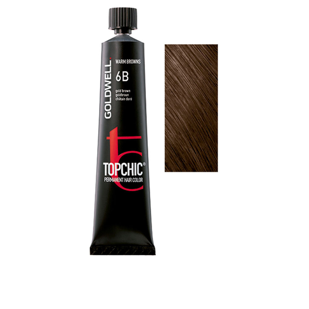 60 ml tube of permanent cream hair colour, shade 6B, rich brown