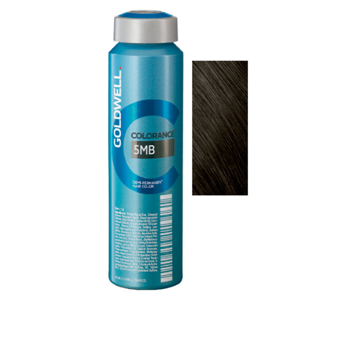 120 ml tube of demi-permanent hair colour, shade 5MB rich mahogany brown