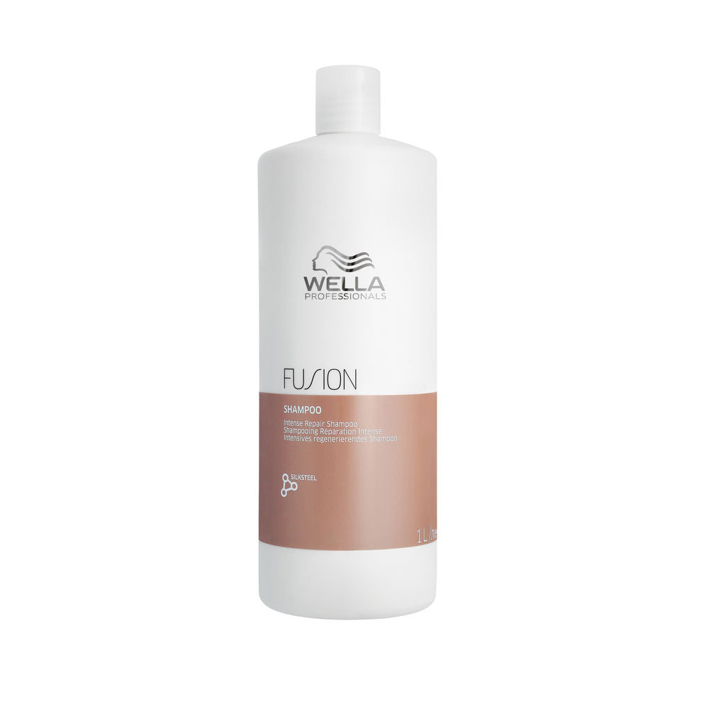 1000 ml pump bottle of intense repair silk shampoo for damaged hair, Unisex
